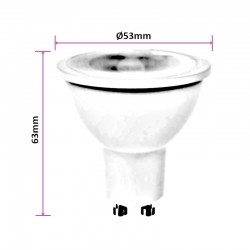 Croquis Dicroica Led GU10 8W RGB+3000K