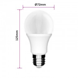 Croquis Bombilla Led 10W RGB+3000K