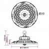 Croquis Campana Led 100W-150W-200W CCT