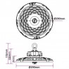 Croquis Campana Led 80W-100W-150W CCT